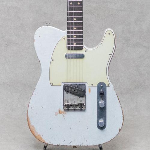 Nacho Guitars Early 60s Whiteguard #44211 Heavy Aging Sonic Blue Rosewood FB Medium C Neck