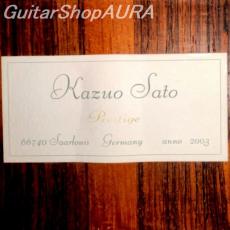 Kazuo Sato　［カズオ・サトー］ プレステージ Prestige_5