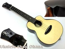 aNueNue [UT200E] Moon Bird コンサート カッタウェイ PU付 スイスムーンスプルース/インディアンローズウッド