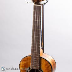 KG Custom Tenor Ukulele All Koa Ebony Binding_5