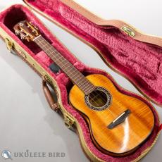 KG Custom Tenor Ukulele All Koa Ebony Binding_13