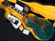 Gibson Custom Shop M2M 1968 Les Paul Custom 7A Quilt Nordic Blue Widow Gloss GH_2