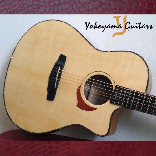 Yokoyama Guitars AR-GQM #1119 / German Spruce (Bear claw) & Quilted Maple