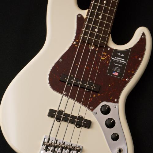 Fender American Professional II Jazz Bass V  -Olympic White-【4.40kg】【US24048850】