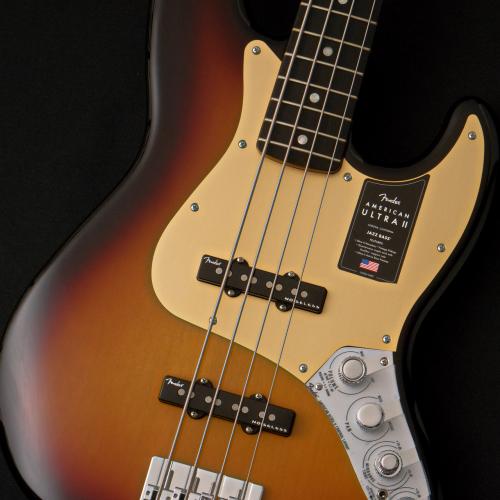 Fender American Ultra II Jazz Bass Ebony Fingerboard -Ultraburst-