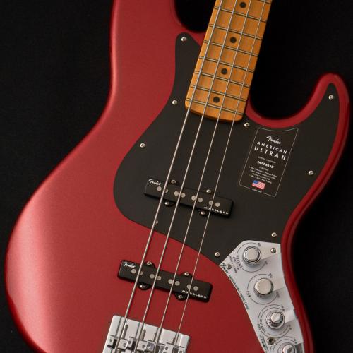 Fender American Ultra II Jazz Bass Maple Fingerboard -Sinister Red-【決算セール】【ギグバッグプレゼント】