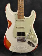 XOTiC XSC-2 Vintage White / Cherry Burst