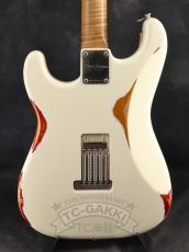 XOTiC XSC-2 Vintage White / Cherry Burst_5