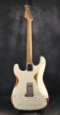 XOTiC XSC-2 Vintage White / Cherry Burst_6