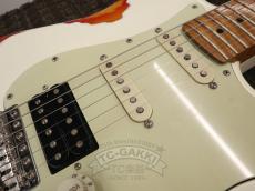 XOTiC XSC-2 Vintage White / Cherry Burst_14