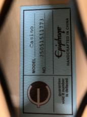 Epiphone CASINO NAT フルオリジナル 新品同様!_11