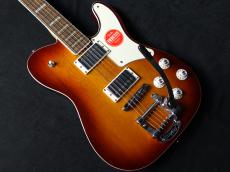 Squier Paranormal Troublemaker Telecaster Deluxe Bigsby Honey Sunburst_3