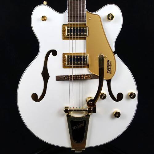 Gretsch G5422TG Electromatic Classic Hollow Body Double-Cut with Bigsby and Gold Hardware Snowcrest White