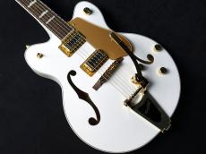 Gretsch G5422TG Electromatic Classic Hollow Body Double-Cut with Bigsby and Gold Hardware Snowcrest White_3