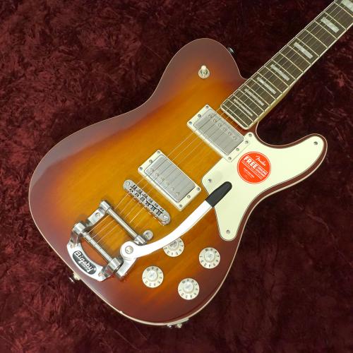 Squier Paranormal Troublemaker Telecaster Deluxe Bigsby Honey Sunburst