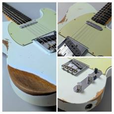 Fender Custom Shop 【決算セール】1961 Telecaster Heavy Relic  Super Faded Aged Sonic Blue 【3.36kg】_3