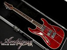 Combat Limited Edition ST-WARM Custom See Through Red /Abalone Inlay & Brazilian RW-Parts Near-Mint 3.16kg "One-Off Custom for Guitar Show"
