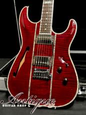Combat Limited Edition ST-WARM Custom See Through Red /Abalone Inlay & Brazilian RW-Parts Near-Mint 3.16kg "One-Off Custom for Guitar Show"_2