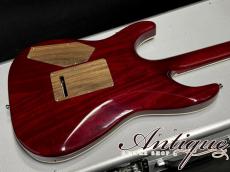 Combat Limited Edition ST-WARM Custom See Through Red /Abalone Inlay & Brazilian RW-Parts Near-Mint 3.16kg "One-Off Custom for Guitar Show"_5