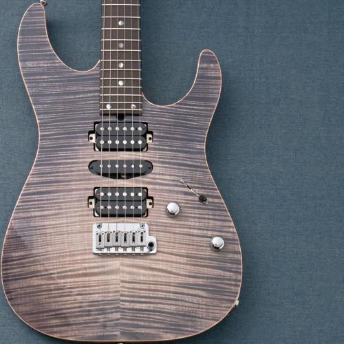 T's DST Pro 24 5A Flame Maple -Black to Natural Burst / Steps Natural Burner Mat-【3.37kg】