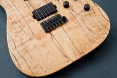 TOM ANDERSON Angel w/Selected Spalted Maple Top -Natural with Binging-_3