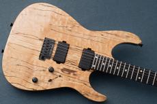 TOM ANDERSON Angel w/Selected Spalted Maple Top -Natural with Binging-_7