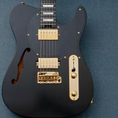 Kz Guitar Works Kz TL Trad Semi-Hollow 22 2H6 Custom -All Black-【3.43kg】