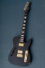 Kz Guitar Works Kz TL Trad Semi-Hollow 22 2H6 Custom -All Black-【3.43kg】_2