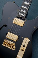 Kz Guitar Works Kz TL Trad Semi-Hollow 22 2H6 Custom -All Black-【3.43kg】_4