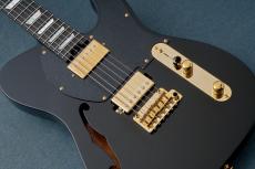 Kz Guitar Works Kz TL Trad Semi-Hollow 22 2H6 Custom -All Black-【3.43kg】_6