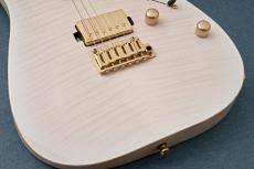 T's DST Pro 24 5A Flame Maple -White Blonde Burst / White Blonde w/Gold Filler-【3.52kg】_3