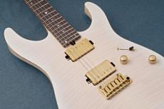 T's DST Pro 24 5A Flame Maple -White Blonde Burst / White Blonde w/Gold Filler-【3.52kg】_4