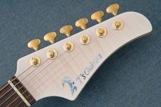 T's DST Pro 24 5A Flame Maple -White Blonde Burst / White Blonde w/Gold Filler-【3.52kg】_7