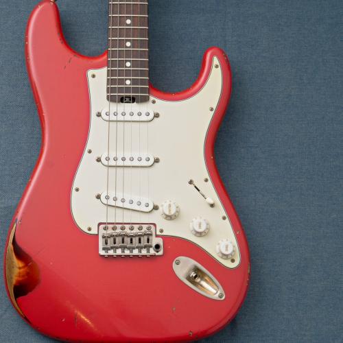 Iconic Guitars Solana Studio Built by John Cruz & Iconic Craftsmen -Fiesta Red Over 3TB- 【軽量個体】