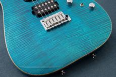 TOM ANDERSON Drop Top w/Special Selection Traditional Flame, Blue Logo -Bora Bora Blue with Binding-_3