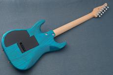TOM ANDERSON Drop Top w/Special Selection Traditional Flame, Blue Logo -Bora Bora Blue with Binding-_10