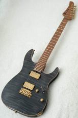 T's DST Pro 24 5A Flame Maple w/Reverse Head -Mat Trans Black / Steps Black Mat-_2