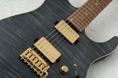 T's DST Pro 24 5A Flame Maple w/Reverse Head -Mat Trans Black / Steps Black Mat-_6