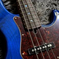 Fender Made in Japan Limited Active Modern Jazz Bass, Rosewood Fingerboard, Sapphire Blue Trans_4