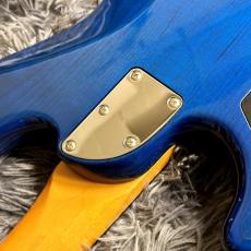 Fender Made in Japan Limited Active Modern Jazz Bass, Rosewood Fingerboard, Sapphire Blue Trans_8
