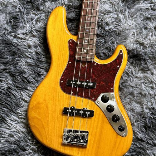 Fender Made in Japan Limited Active Modern Jazz Bass, Rosewood Fingerboard, Vintage Natural