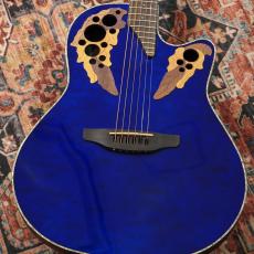 Ovation Celebrity Elite Exotic Mid Depth CE44P-8TQ (Blue Tranceparent Quilt)【特価】