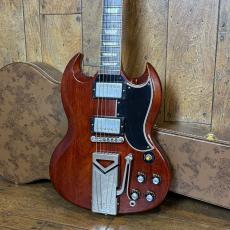 Gibson 60th Anniversary 1961 Les Paul SG Standard with Sideways Vibrola in Cherry Red VOS_11