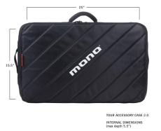 mono 【8月下旬入荷予定】Pedalboard Medium, Black and Tour Accessory Case 2.0, Black PFX-PB-M-BLK-BDL_5