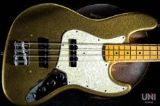 Fender Custom Shop Jazz Bass Sparkle Gold / 1990_3