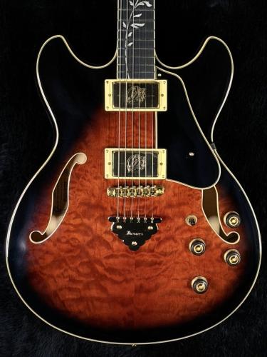 Ibanez Artcore Expressionist AS93QMSP -DBS (Dark Brown Sunburst)-【3.52kg】