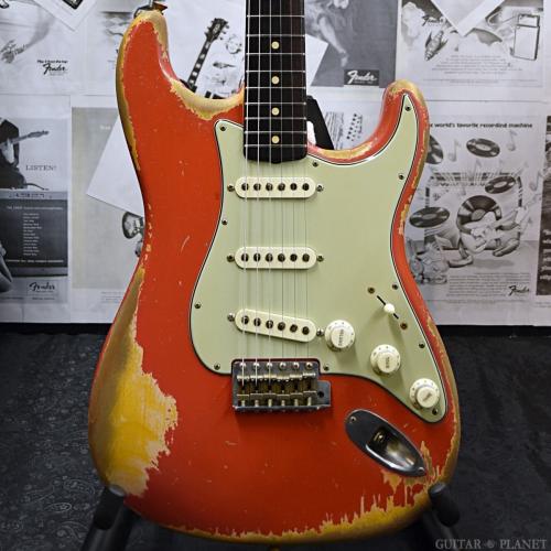 Fender Custom Shop MBS 1961 Stratocaster Heavy Relic -Faded Fiesta Red- by Dale Wilson