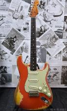 Fender Custom Shop MBS 1961 Stratocaster Heavy Relic -Faded Fiesta Red- by Dale Wilson_2