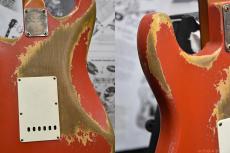 Fender Custom Shop MBS 1961 Stratocaster Heavy Relic -Faded Fiesta Red- by Dale Wilson_10