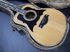 YAMAHA Fork Custom 1 / L-51 Style Body・Original Peg・Spruce Top・Jacaranda Side・Jacaranda  and Maple 3P-Back・L-52 Head・Pearl Oyster Fingerboard Inlay・Abalone Trim and Rosette・Bridge Inlay・ADJ Bridge【With Orig_2